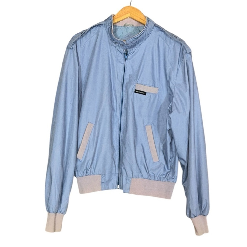 Vintage Members Only jacket Light blue Size 46 = Size L / XL